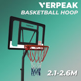 Verpeak Basketball Hoop Stand ( 2.1M - 2.60M ) BLACK VP-BHS-102-SBA